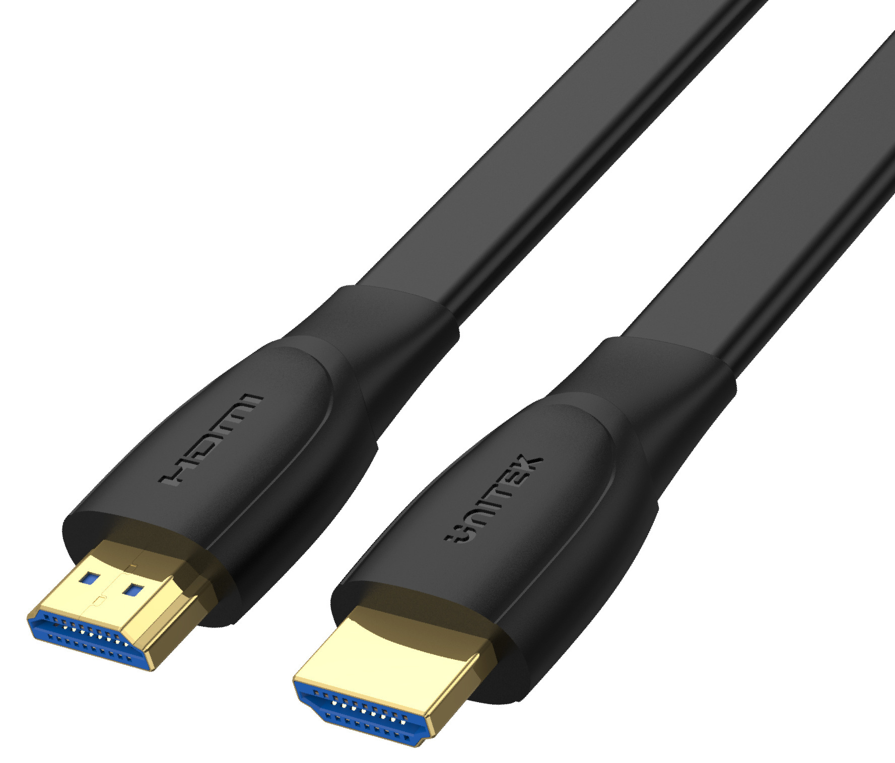 Kabel HDMI 2.0 Unitek 4K 60Hz płaski 1.5m (C11063BK-1.5M)