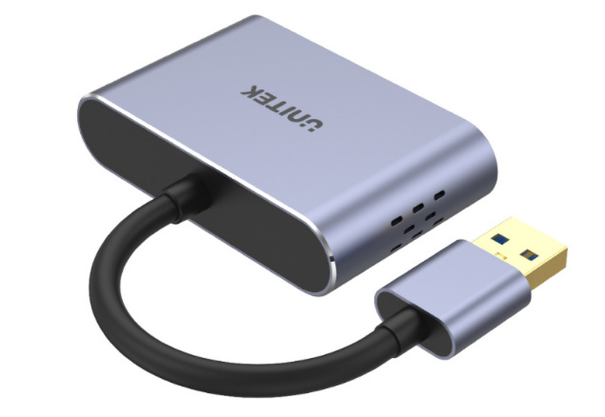 Zdjęcie produktu: Unitek Adapter USB 3.0 na HDMI i VGA, FullHD 60Hz (V1304A)