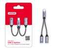 Miniatura zdjęcia: Adapter USB TYP-C na 2x USB-C audio i 18W Unitek (M206A) Miniatura zdjęcia: Adapter USB TYP-C na 2x USB-C audio i 18W Unitek (M206A)