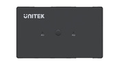 Miniatura zdjęcia: Unitek switch / przełącznik KVM 2-in 1-out, 2xVGA, 3xUSB-A (U-8709ABK)