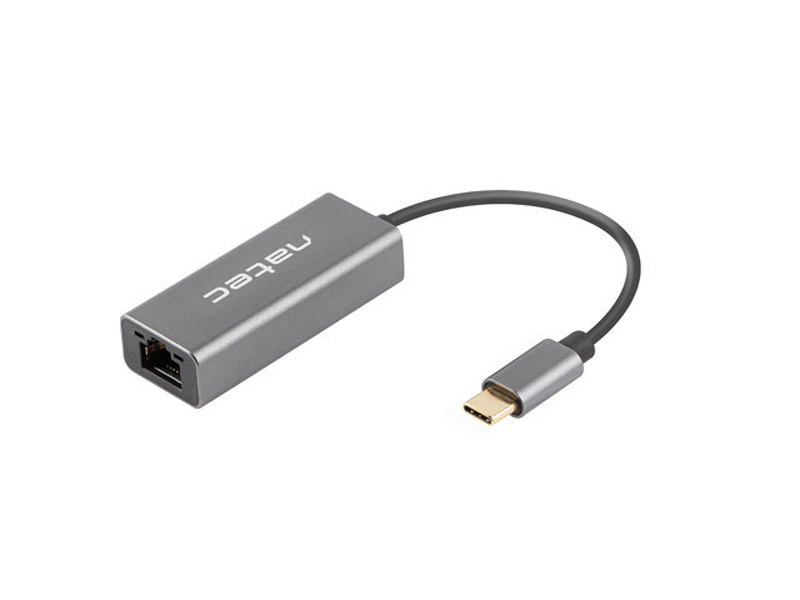 Zdjęcie produktu: Zewnętrzna karta sieciowa Natec Cricket na kablu USB-C 3.1 do laptopa Zdjęcie produktu: Zewnętrzna karta sieciowa Natec Cricket na kablu USB-C 3.1 do laptopa