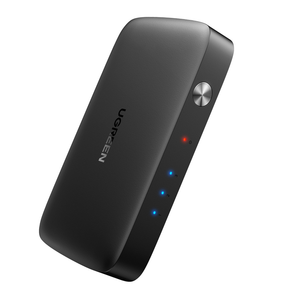 Ugreen przełącznik rozdzielacz splitter switcher HDMI - 3x HDMI 4K 30Hz czarny (80125) Ugreen przełącznik rozdzielacz splitter switcher HDMI - 3x HDMI 4K 30Hz czarny (80125)