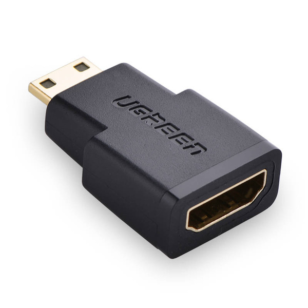 Zdjęcie produktu: Adapter mini HDMI - HDMI Ugreen - czarny (20101)