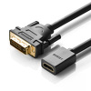 Miniatura zdjęcia: Adapter DVI do HDMI UGREEN 20118, 15cm - czarny (20118)