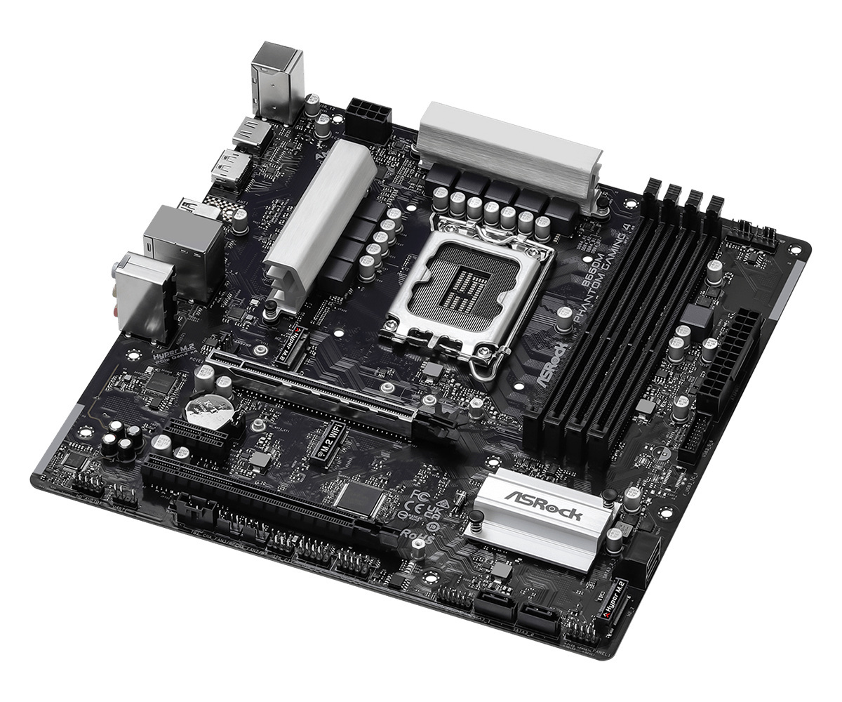Płyta główna ASRock B660M PHANTOM GAMING 4 DDR4 LGA1700 Płyta główna ASRock B660M PHANTOM GAMING 4 DDR4 LGA1700