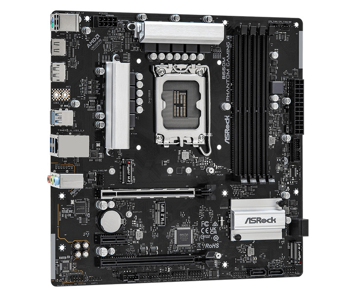 Zdjęcie produktu: Płyta główna ASRock B660M PHANTOM GAMING 4 DDR4 LGA1700 Zdjęcie produktu: Płyta główna ASRock B660M PHANTOM GAMING 4 DDR4 LGA1700
