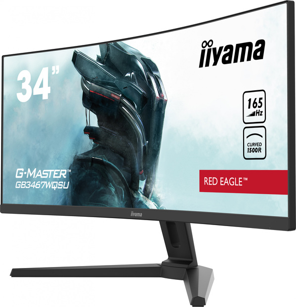 Zdjęcie produktu: iiyama G-Master GB3467WQSU-B1 Red Eagle 34" UWQHD VA 165Hz 0.4ms FreeSync - z gwarancją iiyama 3 lata - zero martwych pikseli 30 dni Zdjęcie produktu: iiyama G-Master GB3467WQSU-B1 Red Eagle 34" UWQHD VA 165Hz 0.4ms FreeSync - z gwarancją iiyama 3 lata - zero martwych pikseli 30 dni