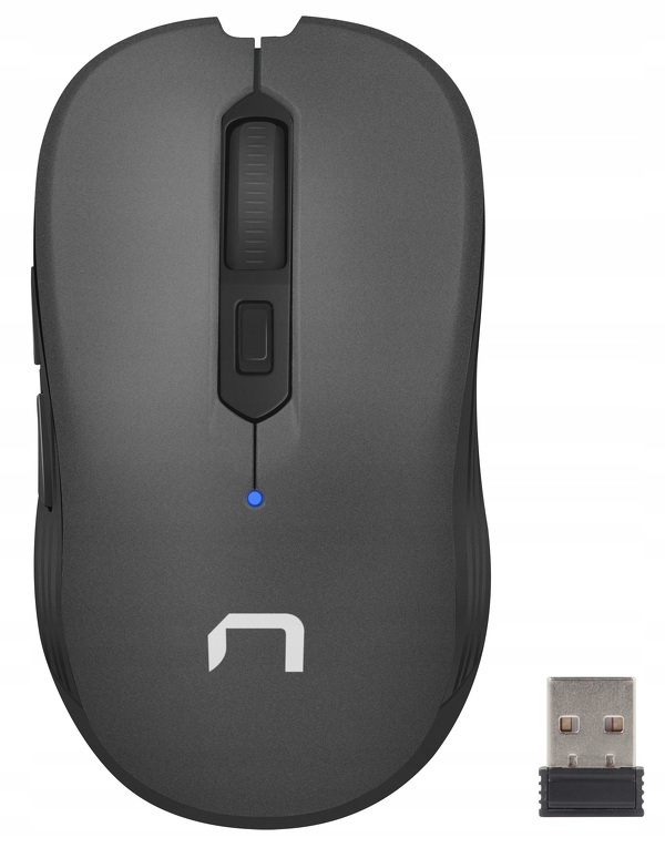 Zdjęcie produktu: Mysz bezprzewodowa Natec Robin 1600DPI czarna Zdjęcie produktu: Mysz bezprzewodowa Natec Robin 1600DPI czarna