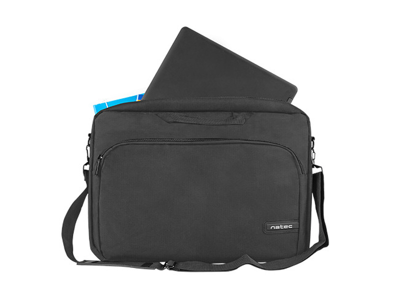Zdjęcie produktu: Torba na laptopa 15,6" Natec WALLAROO! czarna z myszką bezprzewodową Zdjęcie produktu: Torba na laptopa 15,6" Natec WALLAROO! czarna z myszką bezprzewodową