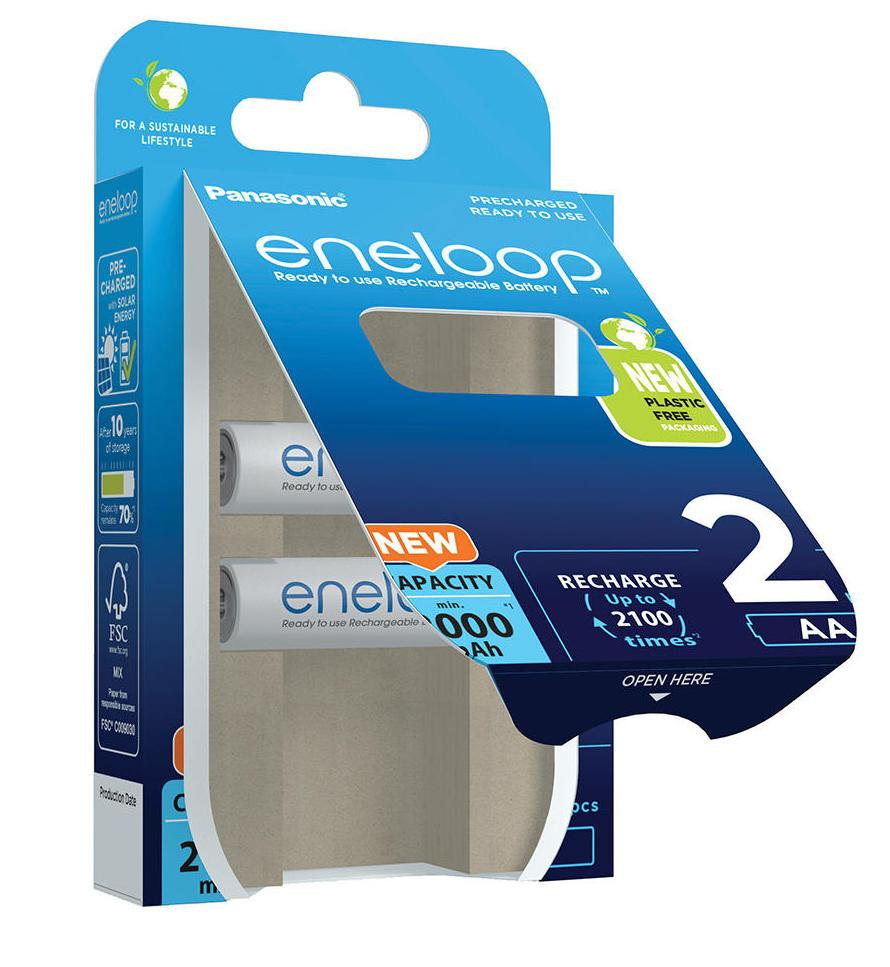 Panasonic Eneloop R6/AA 2000mAh - opak. 2 akumulatorków - eco blister (BK-3MCDE/2BE)