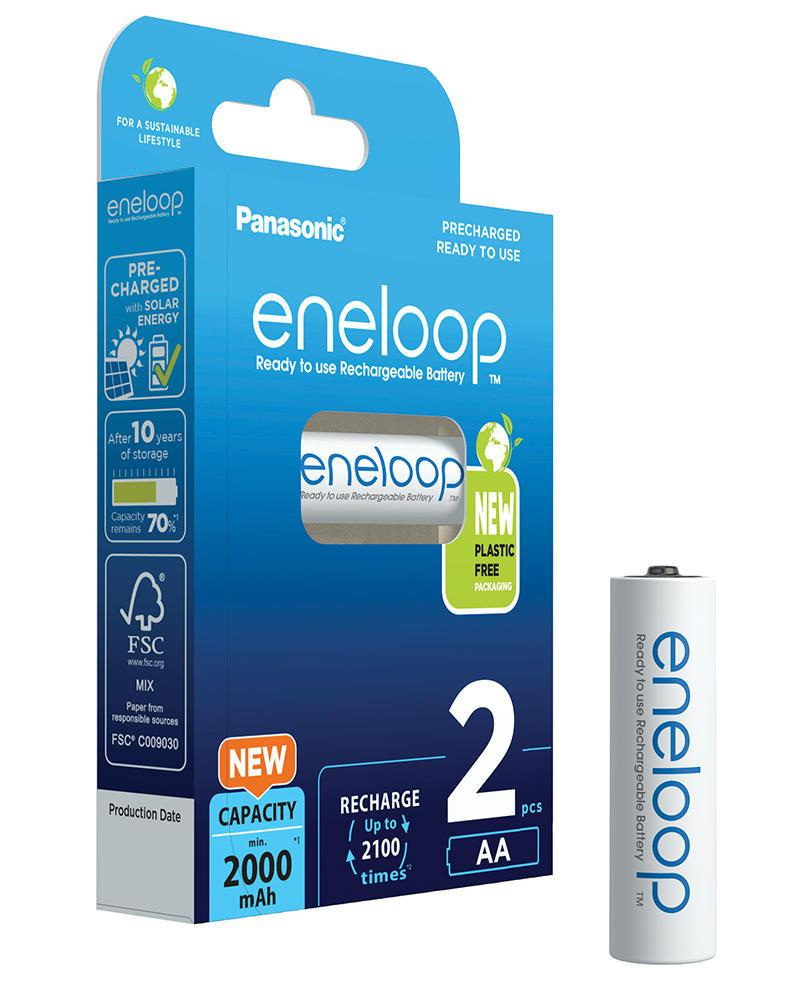 Panasonic Eneloop R6/AA 2000mAh - opak. 2 akumulatorków - eco blister (BK-3MCDE/2BE)
