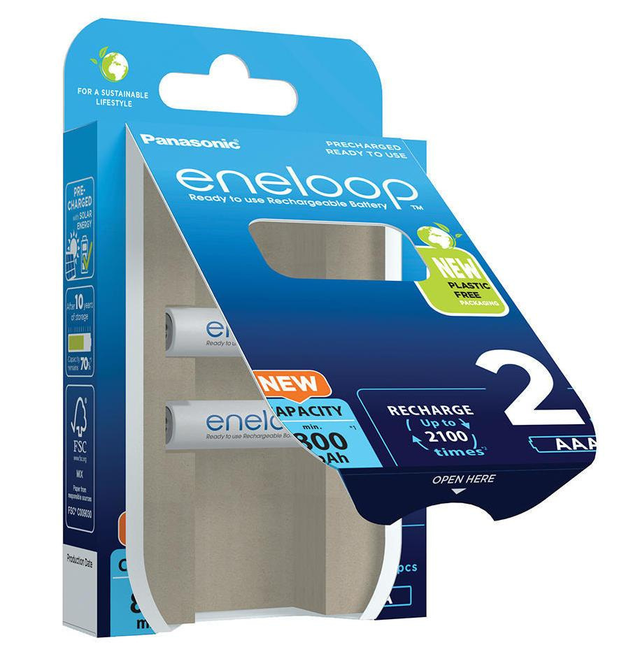 Panasonic Eneloop R3/AAA 800mAh - opak. 2 akumulatorków - eco blister (BK-4MCDE/2BE)