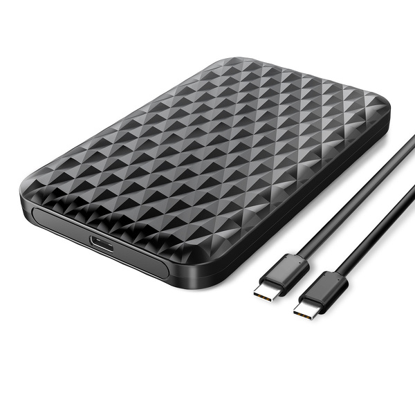 Zdjęcie produktu: Obudowa zewnętrzna na dysk 2,5" HDD/SSD ORICO, SATA III, USB TYP-C 3.1 5Gbps (2520C3-CX-BK-EP) Zdjęcie produktu: Obudowa zewnętrzna na dysk 2,5" HDD/SSD ORICO, SATA III, USB TYP-C 3.1 5Gbps (2520C3-CX-BK-EP)