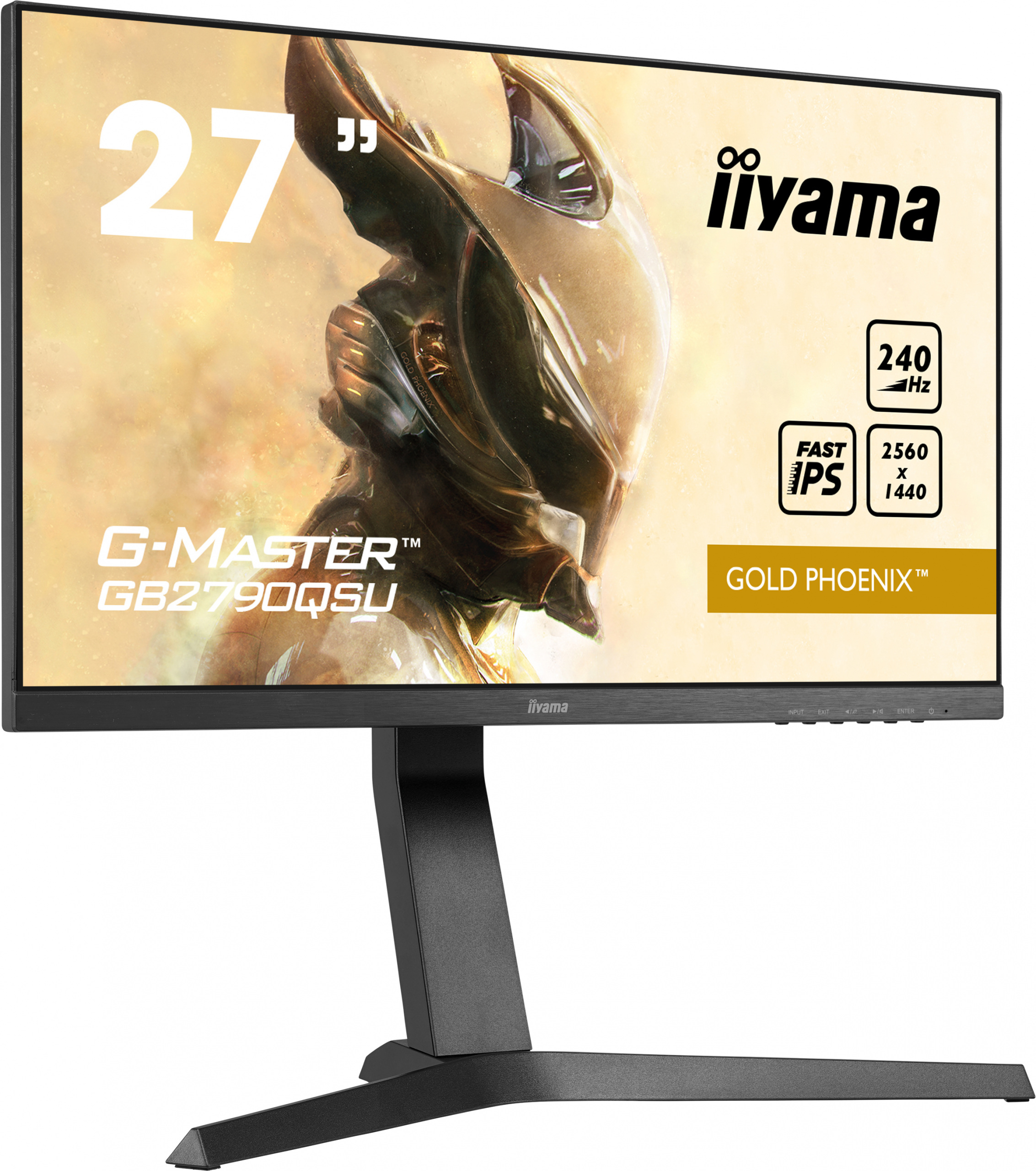 iiyama G-Master GB2790QSU-B1 Gold Phoenix 27" WQHD IPS 240Hz 1ms FreeSync Premium - z gwarancją iiyama 3 lata