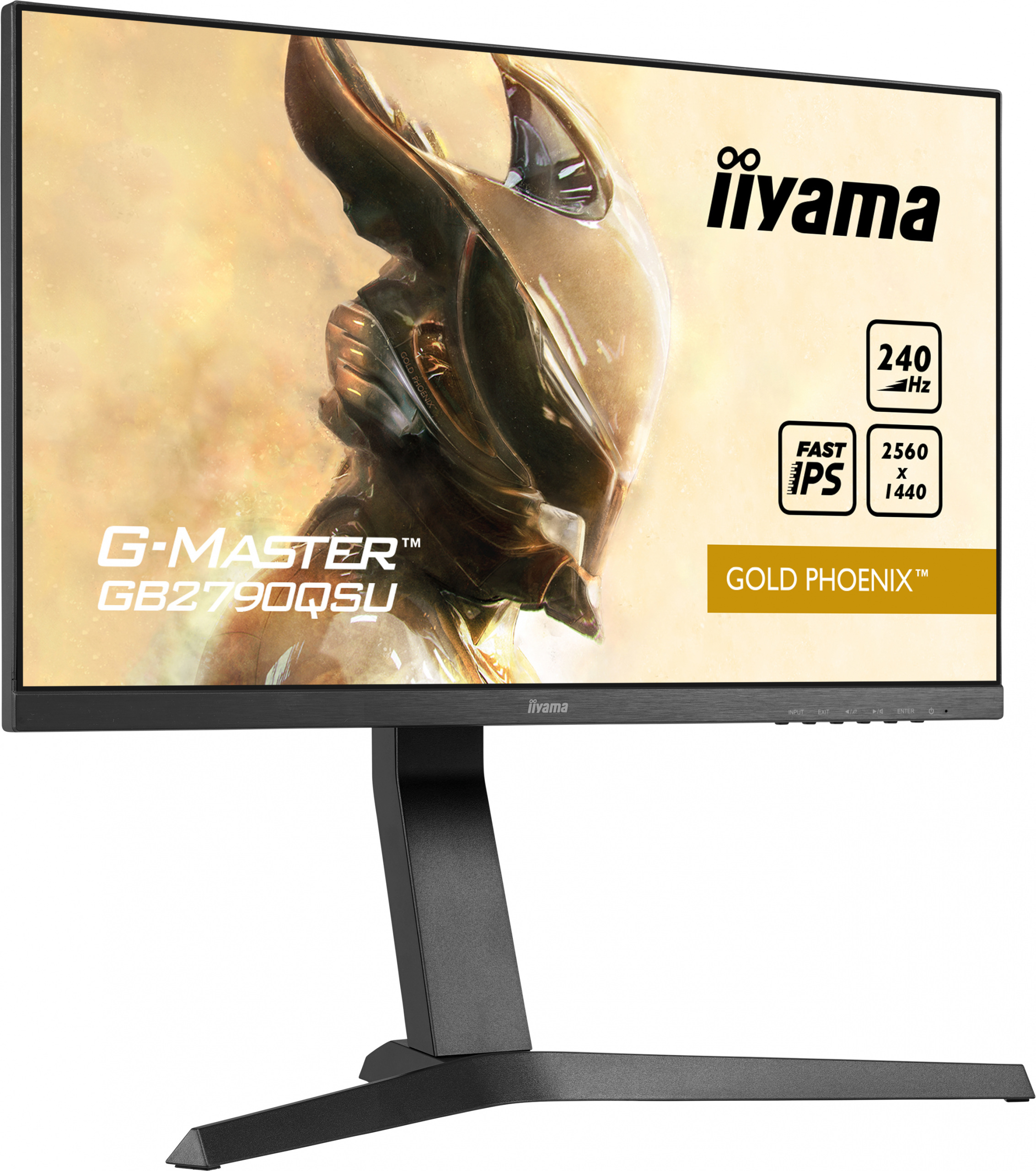 iiyama G-Master GB2790QSU-B1 Gold Phoenix 27" WQHD IPS 240Hz 1ms FreeSync Premium - z gwarancją iiyama 3 lata