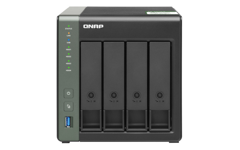 Serwer plików QNAP TS-431KX-2G rozbudowany do 8G 4-Bay TurboNAS, SATA 6G, Alpine AL-214, 4-core, 1.7GHz, 8 GB DDR3 RAM, 2xUSB 3.2 Gen 1, 2xGbE, 1x10GbE SFP+