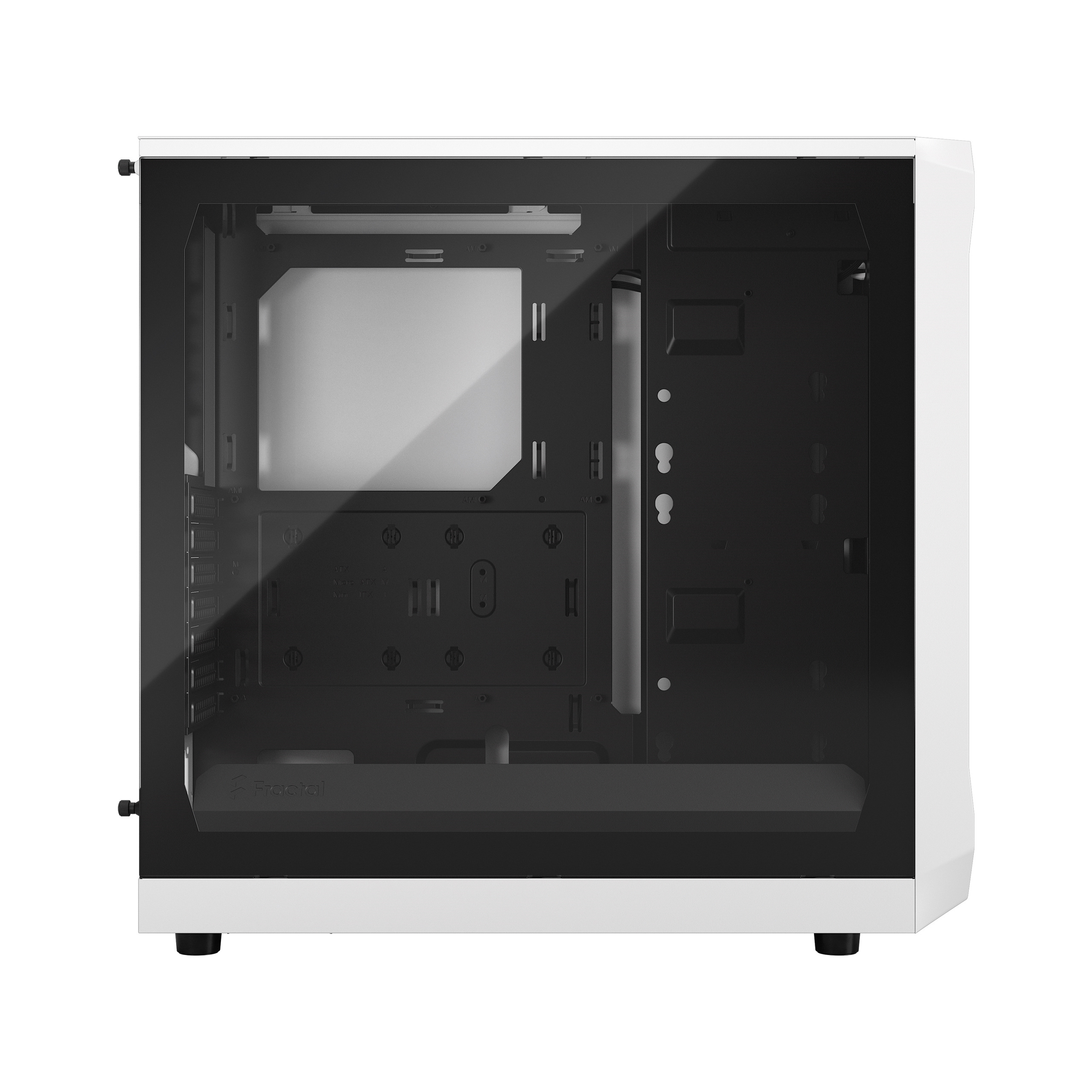 Obudowa do komputera Fractal Design Focus 2 White TG Clear Tint, biała z oknem