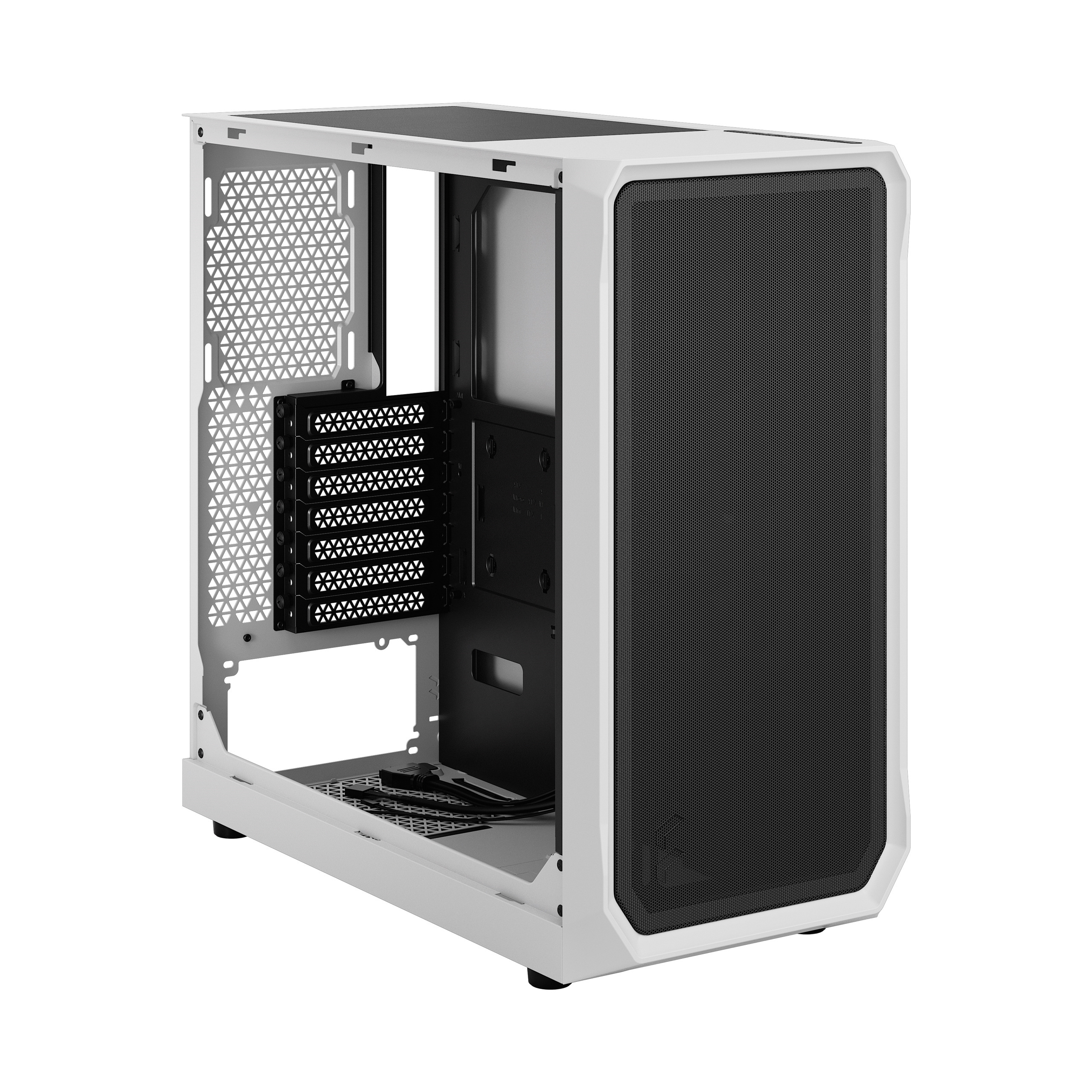 Obudowa do komputera Fractal Design Focus 2 White TG Clear Tint, biała z oknem