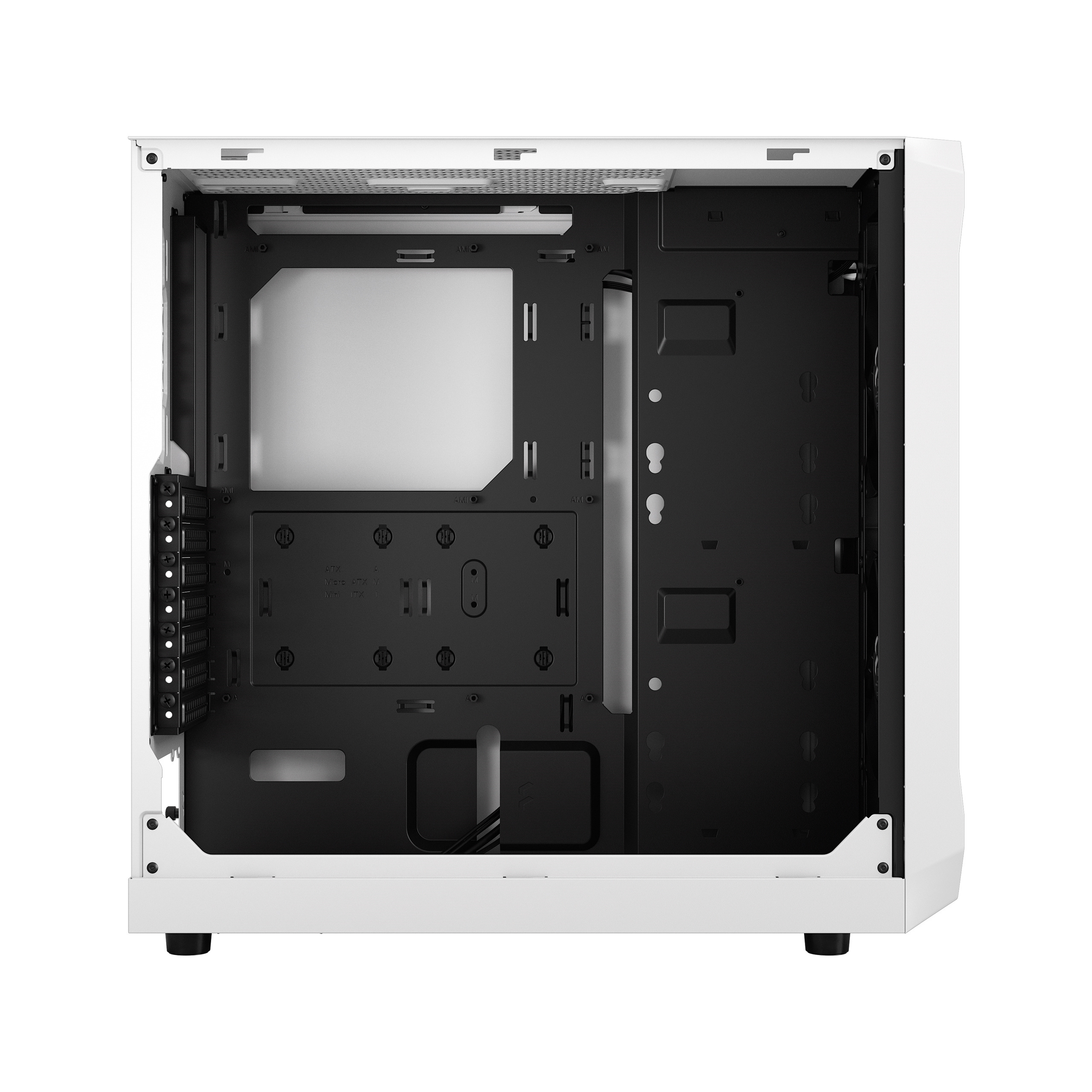 Obudowa do komputera Fractal Design Focus 2 White TG Clear Tint, biała z oknem