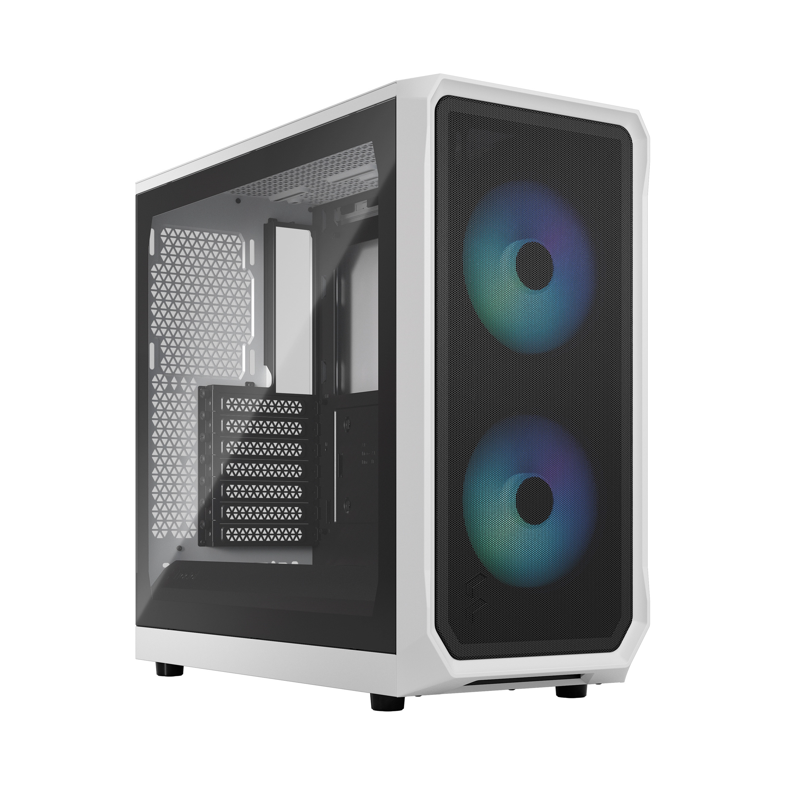 Obudowa do komputera Fractal Design Focus 2 RGB White, biała z oknem
