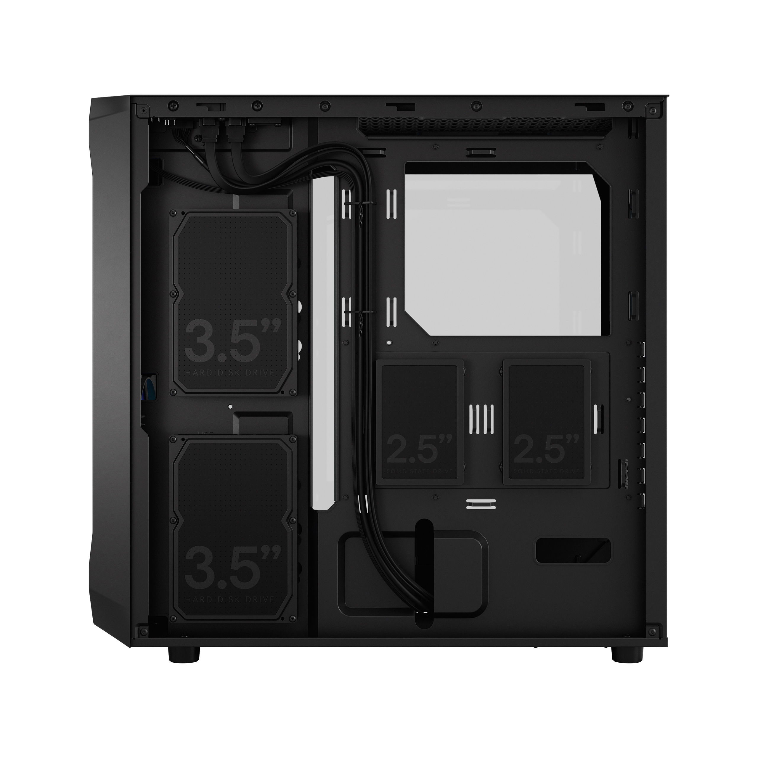 Obudowa do komputera Fractal Design Focus 2 RGB Black, czarna z oknem