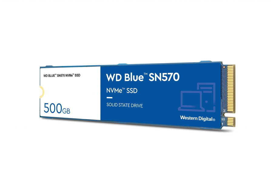 Zdjęcie produktu: Dysk WD Blue SN570 SSD 500GB M.2 PCIe NVMe Gen3 WDS500G3B0C Zdjęcie produktu: Dysk WD Blue SN570 SSD 500GB M.2 PCIe NVMe Gen3 WDS500G3B0C