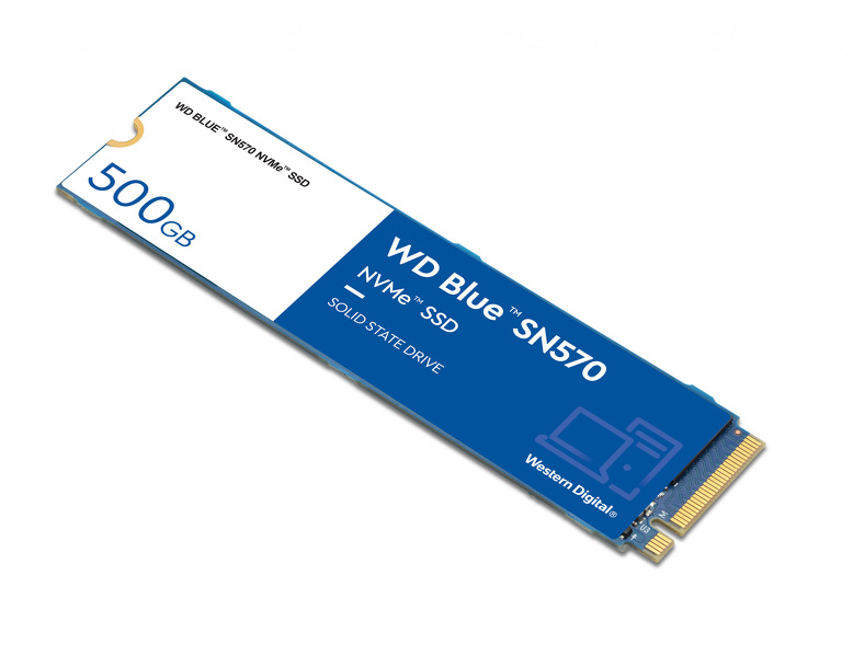 Zdjęcie produktu: Dysk WD Blue SN570 SSD 500GB M.2 PCIe NVMe Gen3 WDS500G3B0C Zdjęcie produktu: Dysk WD Blue SN570 SSD 500GB M.2 PCIe NVMe Gen3 WDS500G3B0C