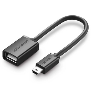 Miniatura produktu: Adapter OTG mini USB UGREEN US249 - czarny (10383)