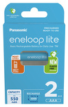 Panasonic Eneloop Lite R03/AAA 550mAh - opak. 2 akumulatorków - eco blister (BK-4LCCE/2BE)