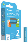 Miniatura zdjęcia: Eneloop Lite AAA 550mAh 2 szt. BK-4LCCE/2BE