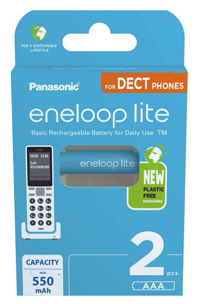 Eneloop Lite AAA 550mAh 2 szt. BK-4LCCE/2DE