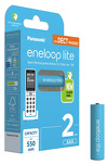 Miniatura zdjęcia: Eneloop Lite AAA 550mAh 2 szt. BK-4LCCE/2DE