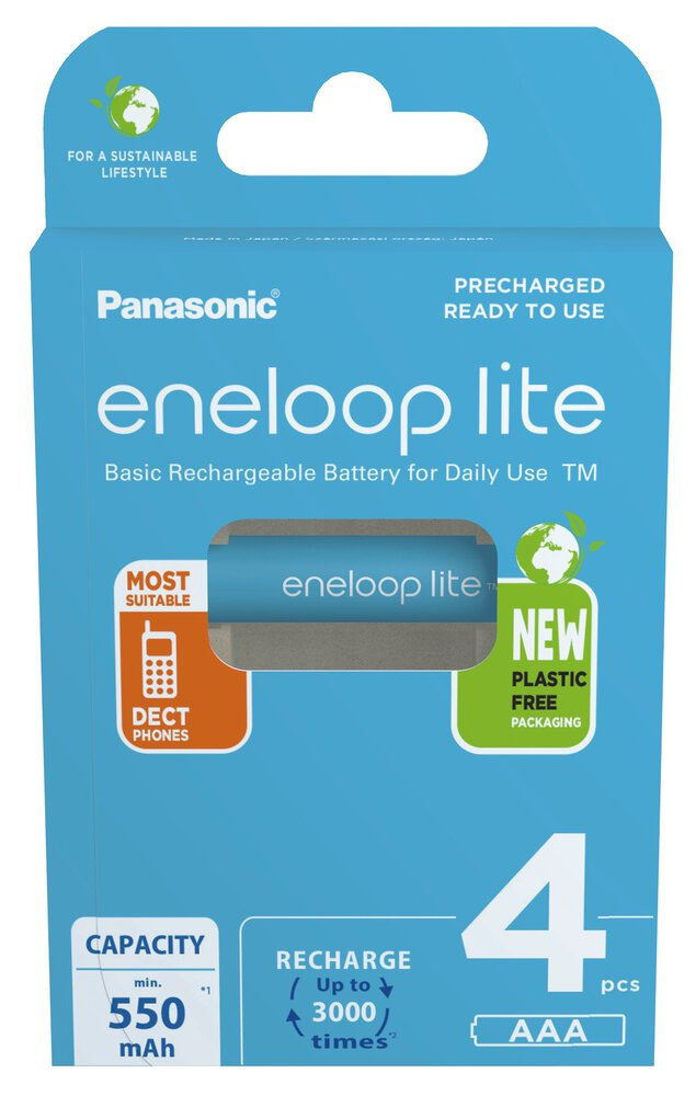 Eneloop Lite AAA 550mAh 4 szt. BK-4LCCE/4BE
