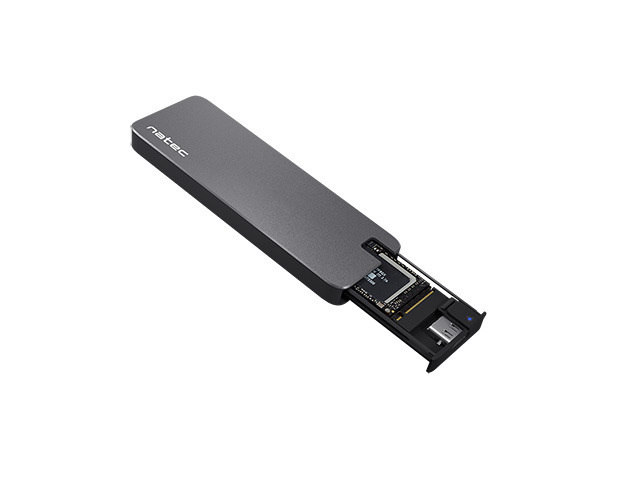Obudowa zewnętrzna na dysk SSD M.2 (PCIe/NVMe) Natec Rhino USB TYP-C 3.1 gen.2 aluminium