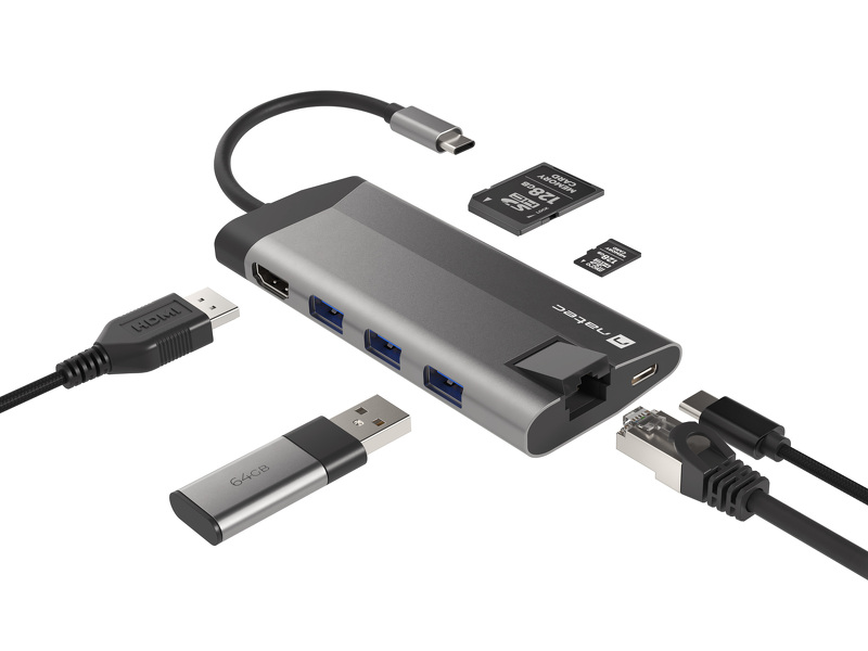 Zdjęcie produktu: Natec Fowler plus multiport USB-C NMP-16