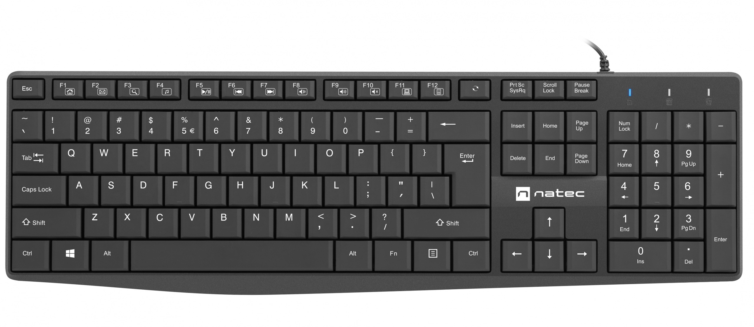 Natec Nautilus US slim przewodowa (NKL-1950)