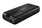 Miniatura zdjęcia: Powerbank Natec Trevi, 20000mAh, 2x USB + 1x USB TYP-C czarny