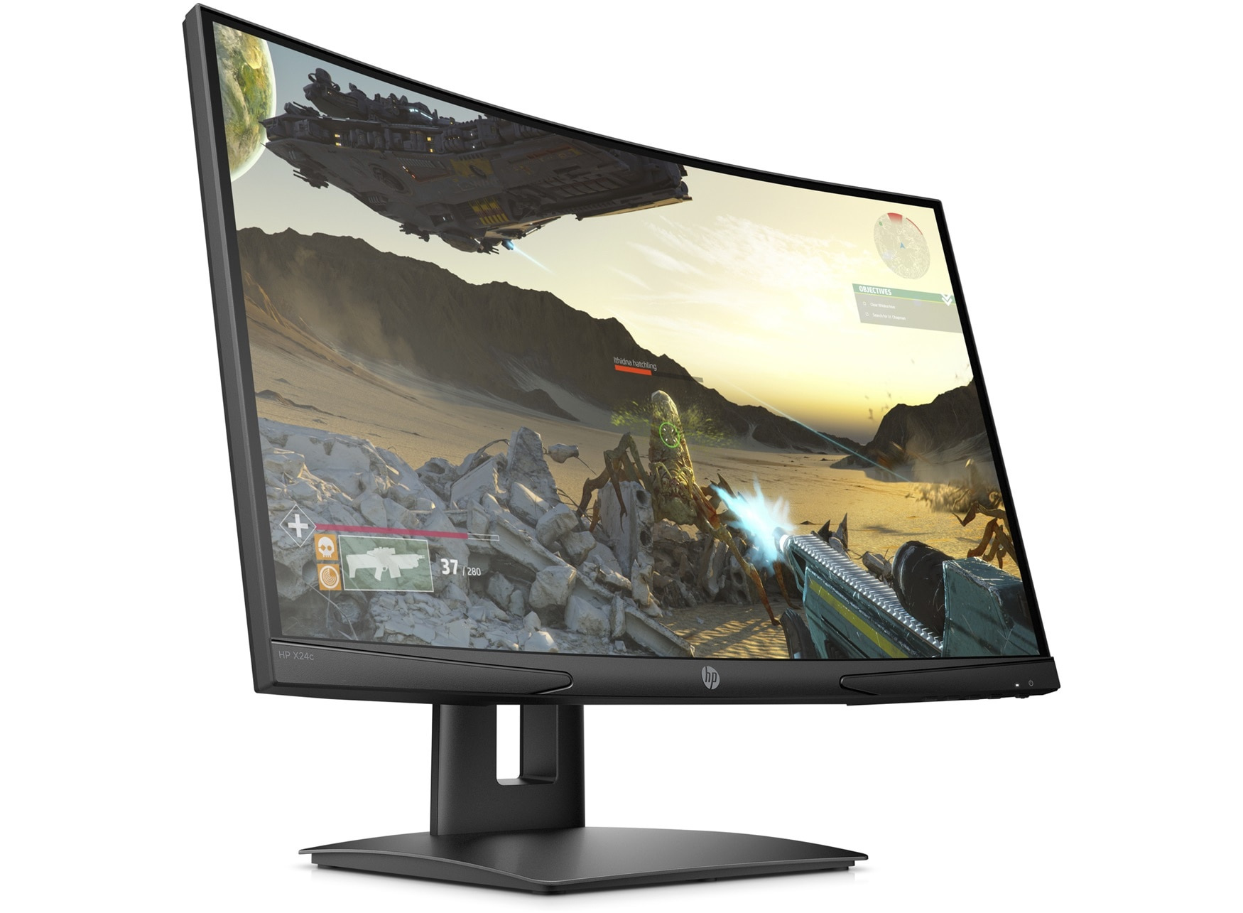 Monitor HP Gaming X24C 23,6" FHD VA 144Hz 1ms CURVED Monitor HP Gaming X24C 23,6" FHD VA 144Hz 1ms CURVED