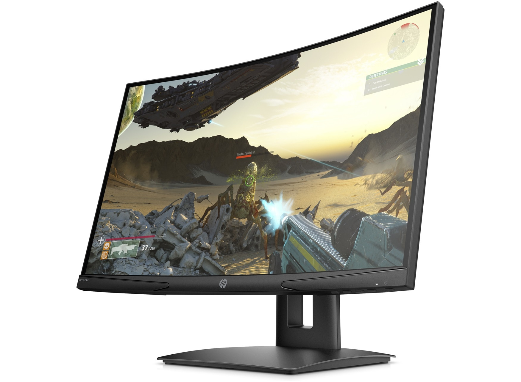 Monitor HP Gaming X24C 23,6" FHD VA 144Hz 1ms CURVED Monitor HP Gaming X24C 23,6" FHD VA 144Hz 1ms CURVED