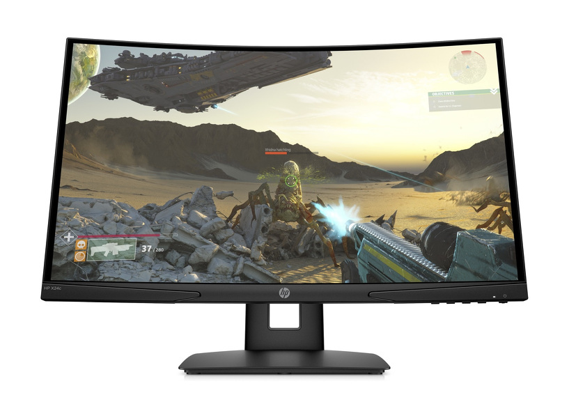Zdjęcie produktu: Monitor HP Gaming X24C 23,6" FHD VA 144Hz 1ms CURVED Zdjęcie produktu: Monitor HP Gaming X24C 23,6" FHD VA 144Hz 1ms CURVED