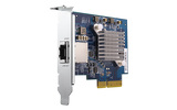 Miniatura zdjęcia: Qnap QXG-10G1TB 1 x 10Gbase-T 10GbE network expansion card, PCIe Gen3 x4, Low-profile bracket pre-loaded, Low-profile flat and Full-height bracksts are bundled Miniatura zdjęcia: Qnap QXG-10G1TB 1 x 10Gbase-T 10GbE network expansion card, PCIe Gen3 x4, Low-profile bracket pre-loaded, Low-profile flat and Full-height bracksts are bundled
