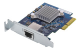 Miniatura zdjęcia: Qnap QXG-10G1TB 1 x 10Gbase-T 10GbE network expansion card, PCIe Gen3 x4, Low-profile bracket pre-loaded, Low-profile flat and Full-height bracksts are bundled Miniatura zdjęcia: Qnap QXG-10G1TB 1 x 10Gbase-T 10GbE network expansion card, PCIe Gen3 x4, Low-profile bracket pre-loaded, Low-profile flat and Full-height bracksts are bundled