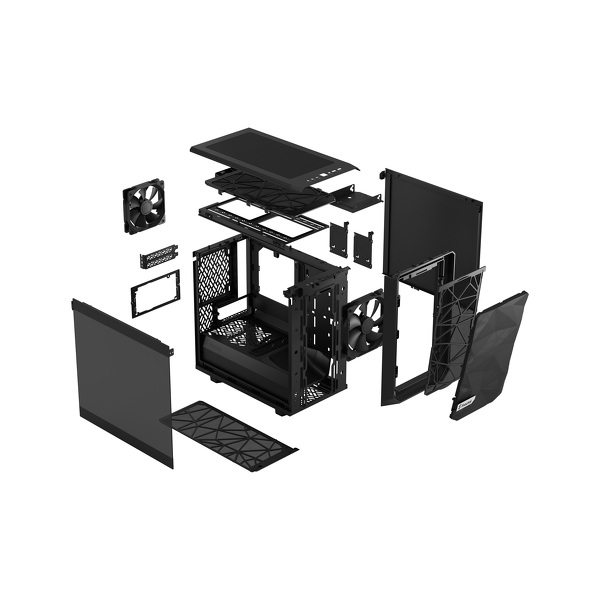 Zdjęcie produktu: Obudowa do komputera Fractal Design Meshify 2 Nano Black TG Dark Tint Zdjęcie produktu: Obudowa do komputera Fractal Design Meshify 2 Nano Black TG Dark Tint