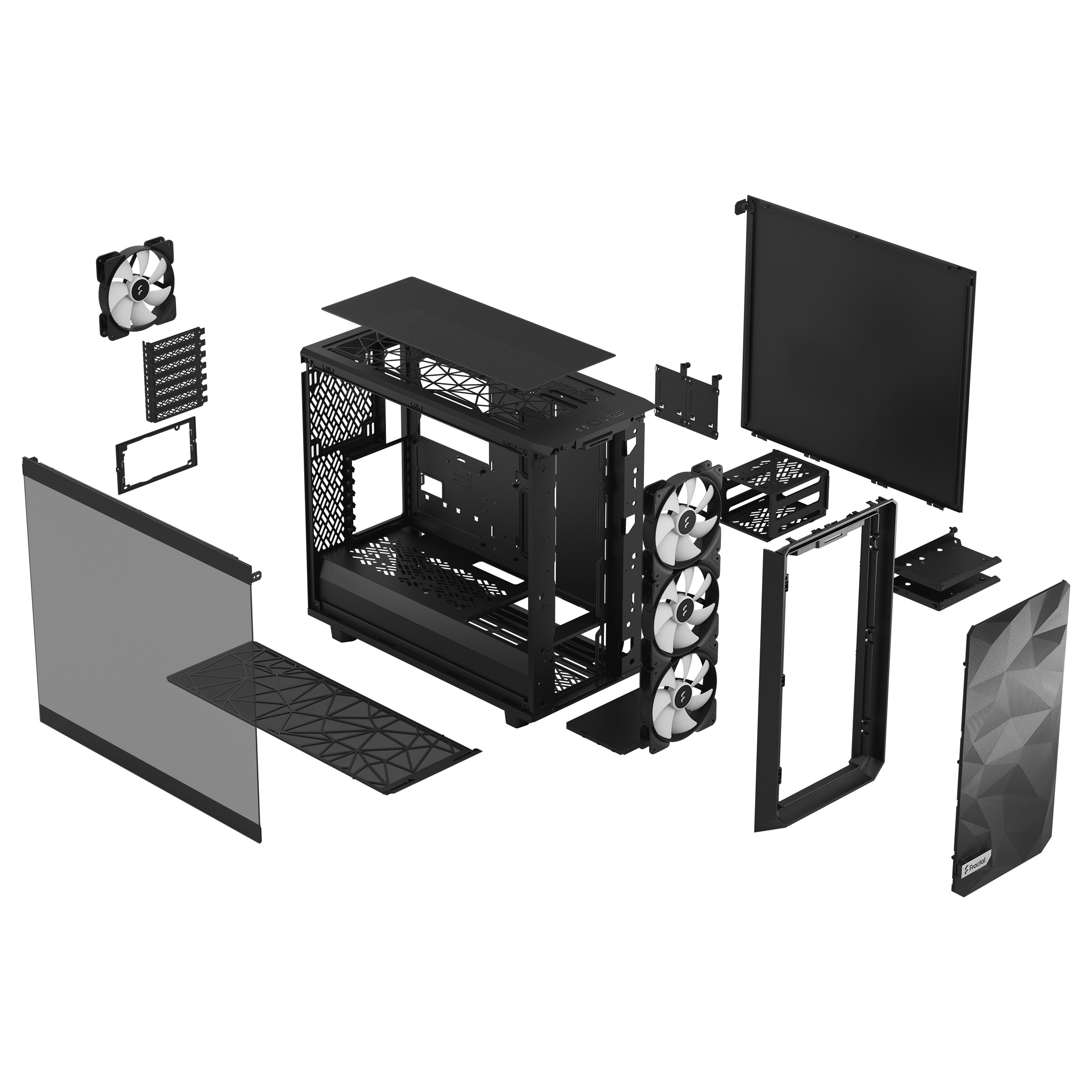 Fractal Design Meshify  2 Lite RGB Black