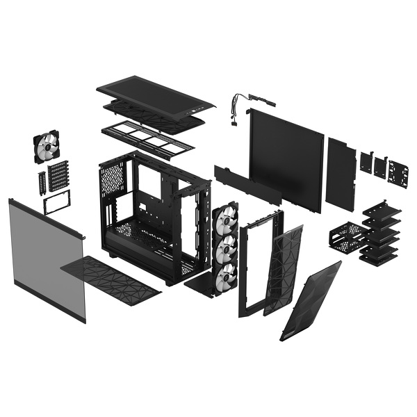 Zdjęcie produktu: Obudowa do komputera Fractal Design Meshify 2 RGB Black TG Lite Tint