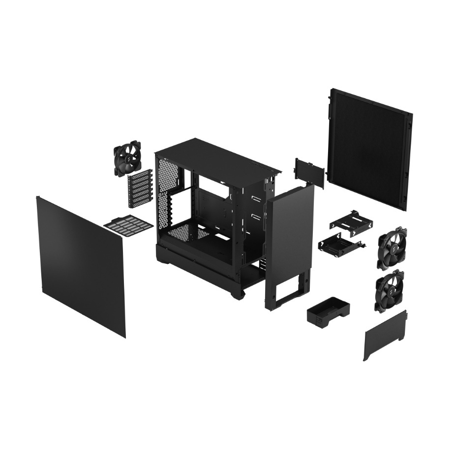 Fractal Pop Silent Black Solid FD-C-POS1A-01