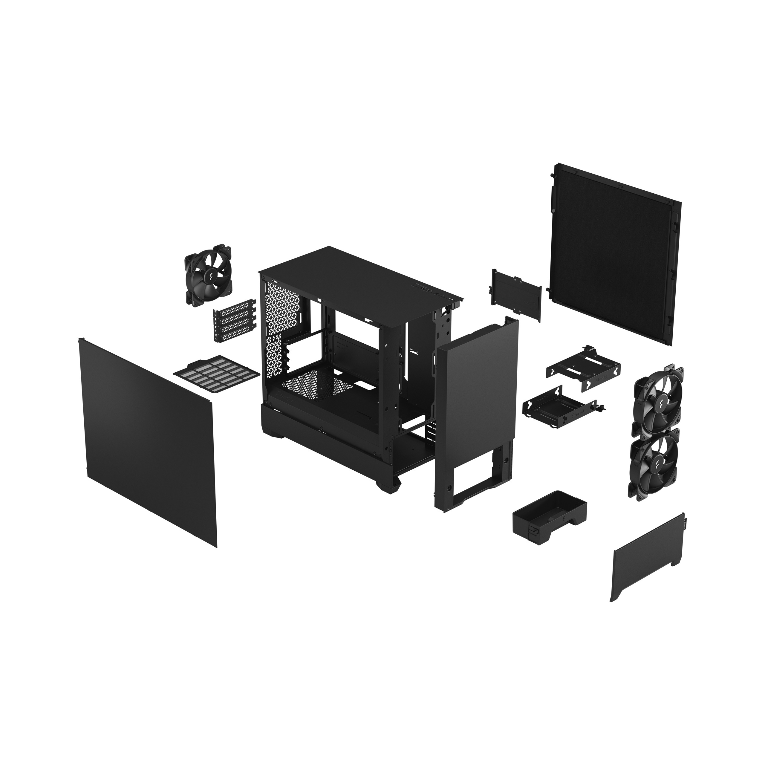 Obudowa do komputera Fractal Design Pop Mini Silent Black Solid
