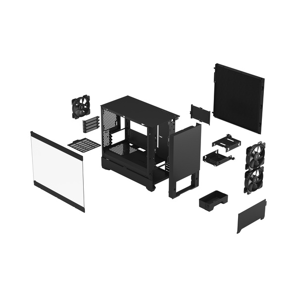 Zdjęcie produktu: Obudowa do komputera Fractal Design Pop Mini Silent Black TG Clear Tint