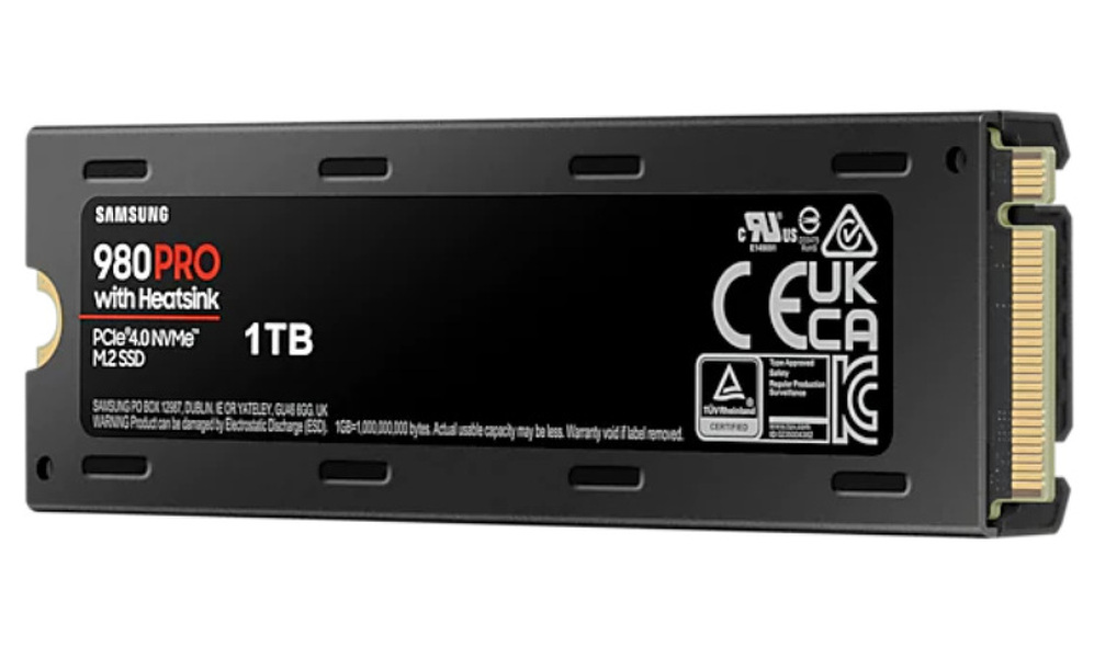 Zdjęcie produktu: Dysk Samsung SSD 980 PRO MZ-V8P1T0CW 1TB Heatsink M.2 PCIe NVMe Gen4 Zdjęcie produktu: Dysk Samsung SSD 980 PRO MZ-V8P1T0CW 1TB Heatsink M.2 PCIe NVMe Gen4