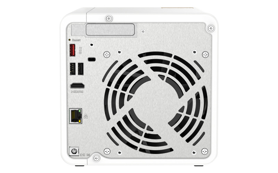 Zdjęcie produktu: Serwer plików QNAP TS-462-2G 4-bay, Celeron N4505 2-core 2.9 GHz, 2G RAM DDR4, 1x 2,5 GbE LAN, 2xUSB 2.0, 2xUSB 3.2, 1xHDMI, 2 x M.2 2280 PCIe Gen 3 x1, 1x PCIe Gen 3 x2 Zdjęcie produktu: Serwer plików QNAP TS-462-2G 4-bay, Celeron N4505 2-core 2.9 GHz, 2G RAM DDR4, 1x 2,5 GbE LAN, 2xUSB 2.0, 2xUSB 3.2, 1xHDMI, 2 x M.2 2280 PCIe Gen 3 x1, 1x PCIe Gen 3 x2